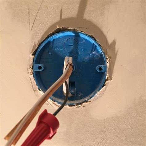 the mounting bracket doesn't line up with the junction box|junction box bracket not fitting.